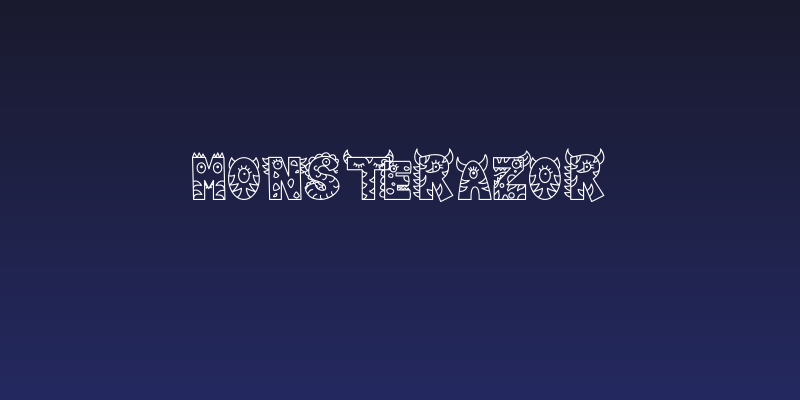 Monsterazor Social Header