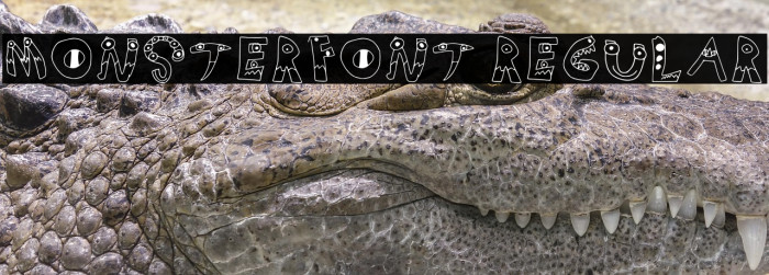Monsterfont Regular Example 3
