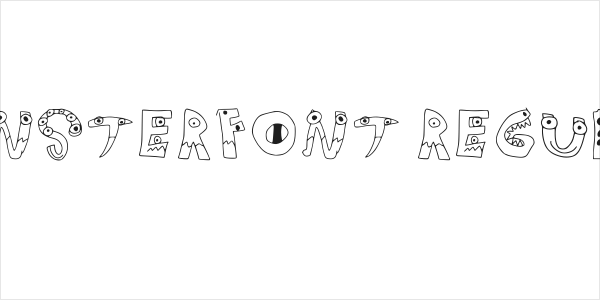 Monsterfont Regular Logo