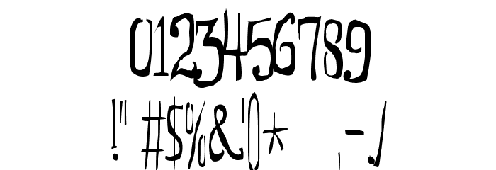 Monsterfreak Font OTHER CHARS
