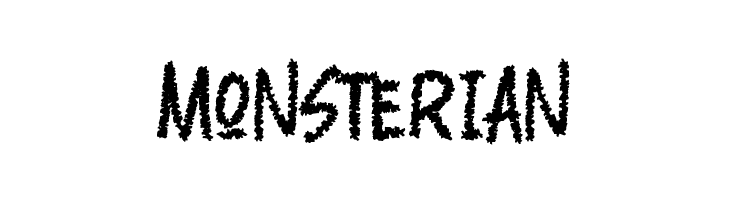 Monsterian  Fuentes Gratis Descargar