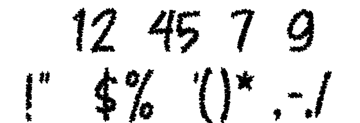 Monsterian Font OTHER CHARS