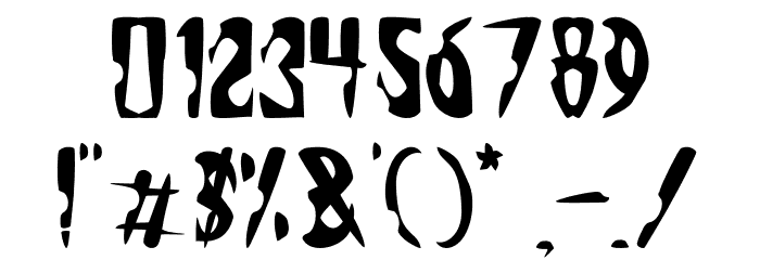 Monsterious Font OTHER CHARS