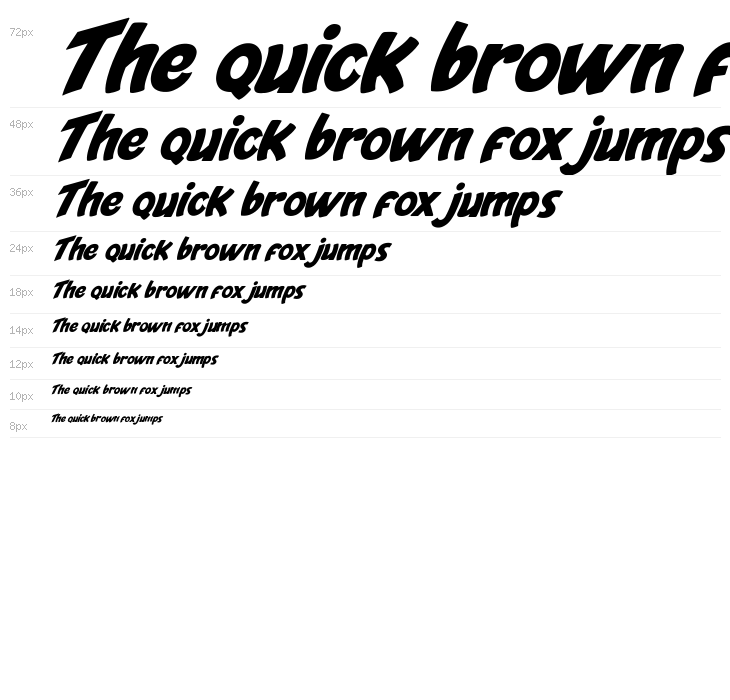 Monsterize Italic Waterfall