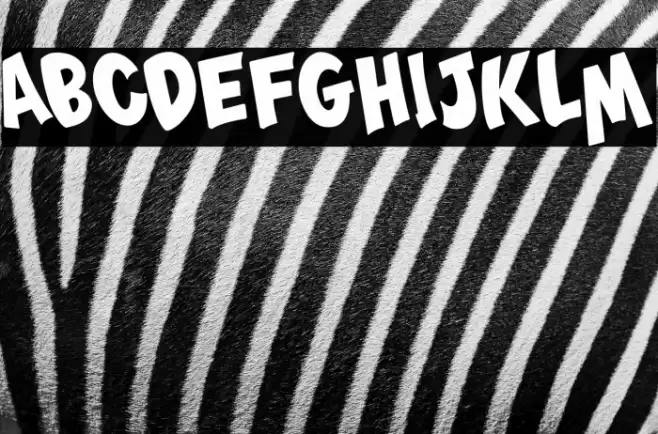 Monsterize Oblique Font examples