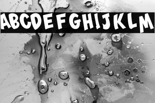 Monsterize Oblique Font examples