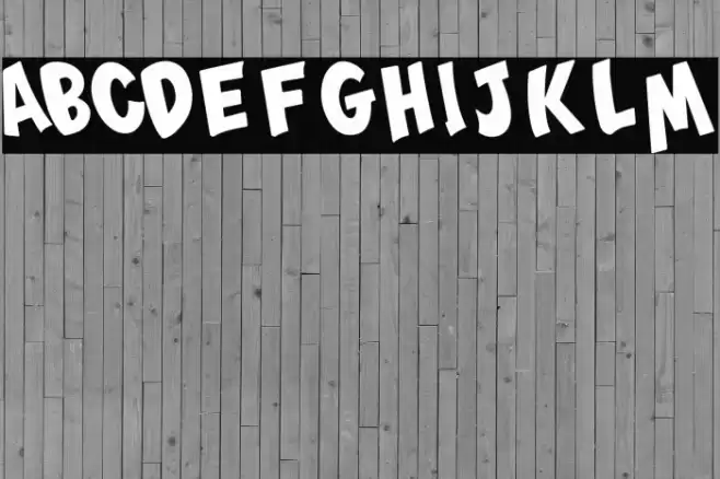 Monsterize Oblique Font examples