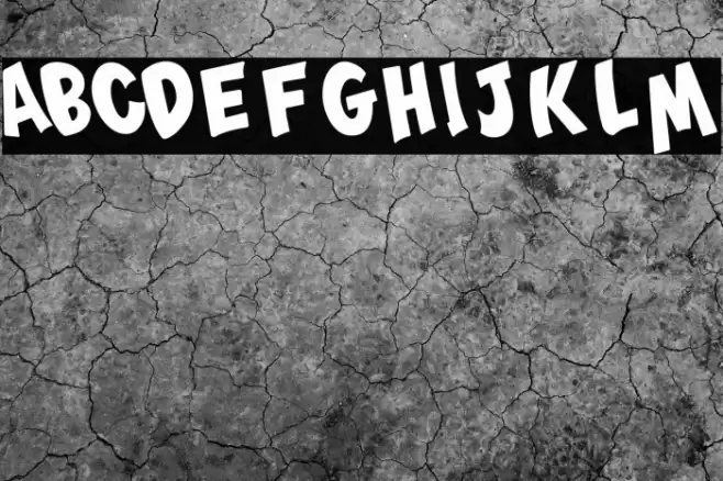 Monsterize Oblique Font examples