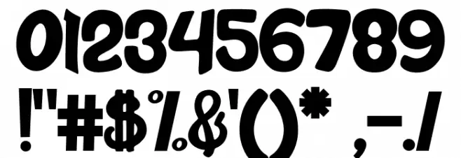 Monsterize Font OTHER CHARS