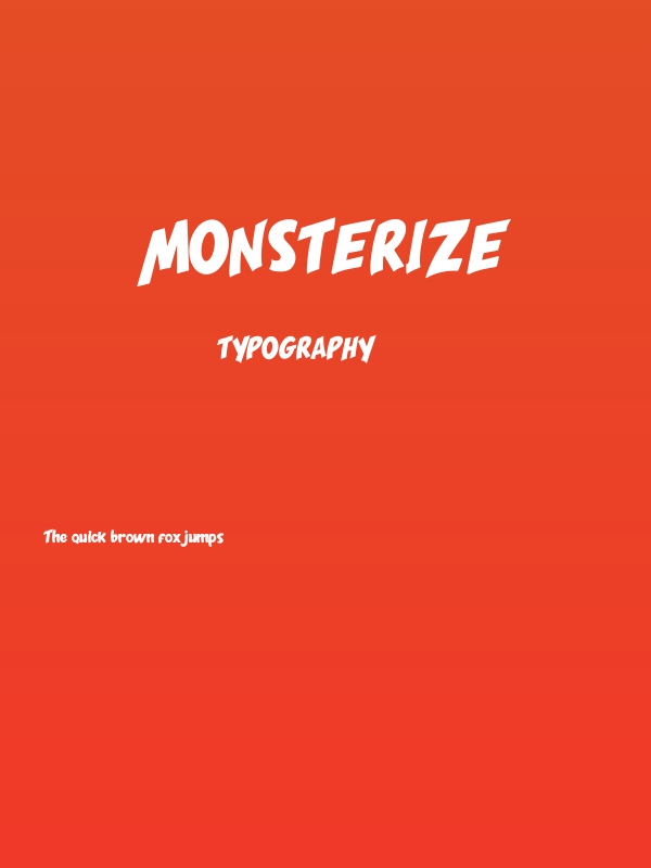 Monsterize Poster