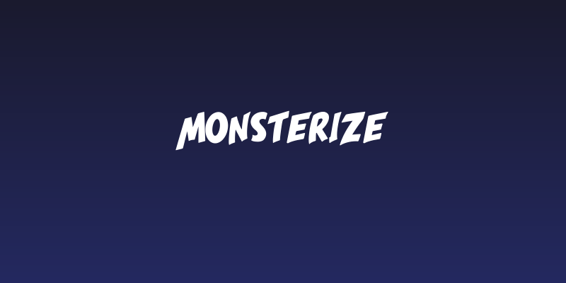Monsterize Social Header