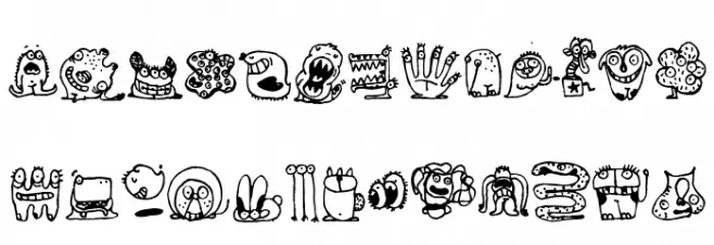 Monsterocity Polices MAJUSCULES