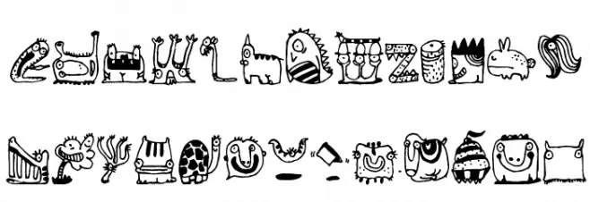 Monsterocity Fuentes MINÚSCULAS