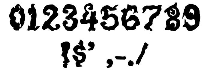 Monsters Heart Regular Font OTHER CHARS