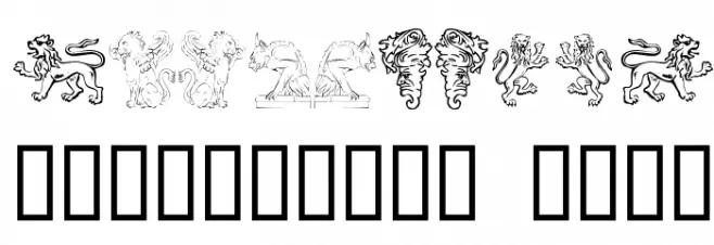 Monsters of Stone Font OTHER CHARS