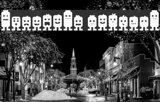 Monsterz Regular Font examples