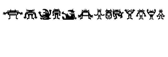 Monstra Regular Font OTHER CHARS
