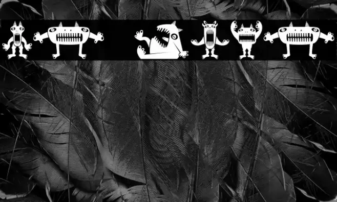 Monstra Regular Fonte examples