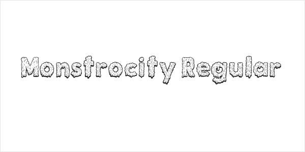 Monstrocity Regular Logo