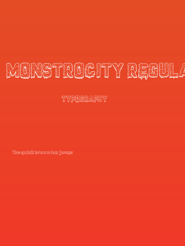 Monstrocity Regular Poster