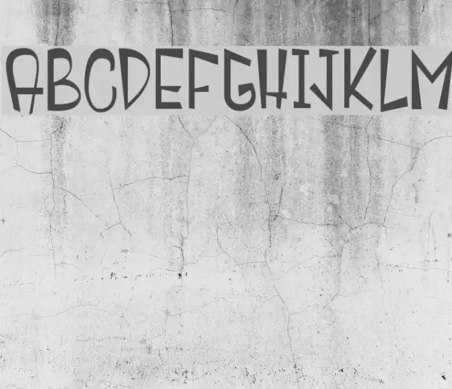 Monstroula Roman Schriftart examples