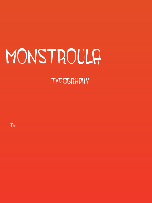 Monstroula Roman Poster