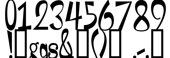 Monstroula TT Revealed1.0 Font OTHER CHARS