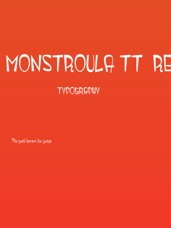 Monstroula TT  Revealed1.0 Poster