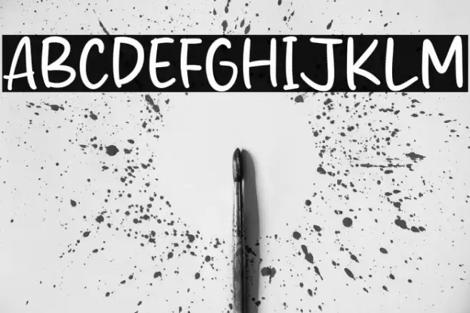 Monstrous Fish Font examples