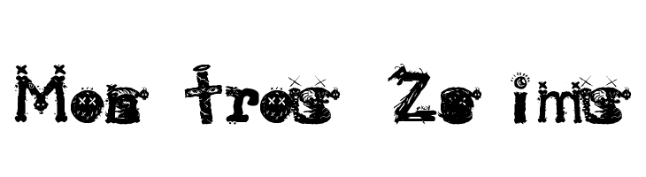 Monstrous Zosimus  नि: शुल्क फ़ॉन्ट्स डाउनलोड