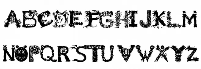 Monstrous Zosimus Polices MAJUSCULES