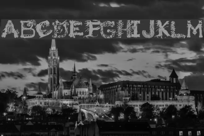 Monstrous Zosimus Schriftart examples