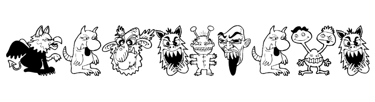 Monstrous  Frei Schriftart Herunterladen