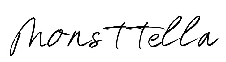 Monsttella  Frei Schriftart Herunterladen