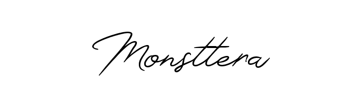 Monsttera  Frei Schriftart Herunterladen
