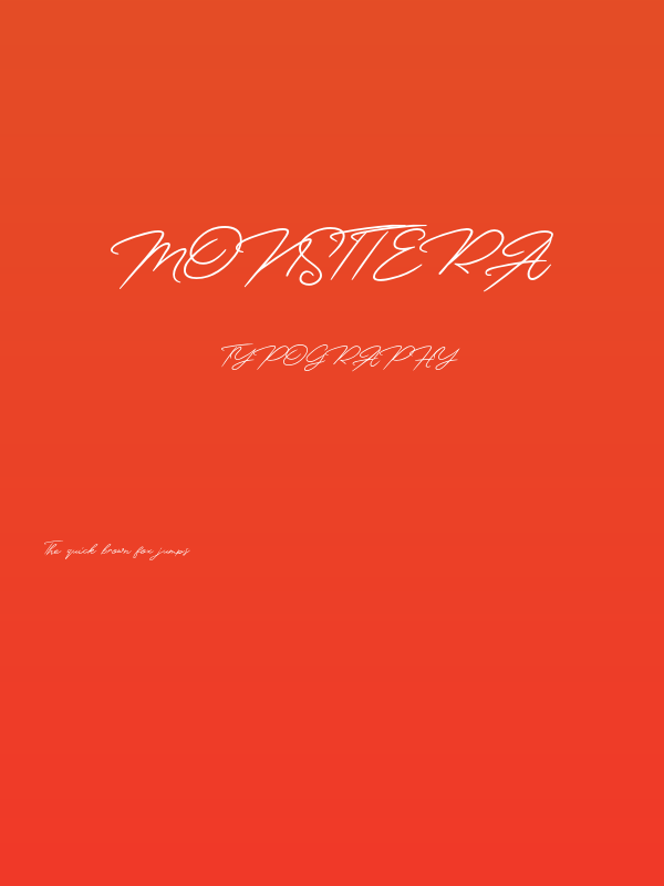 Monsttera Poster