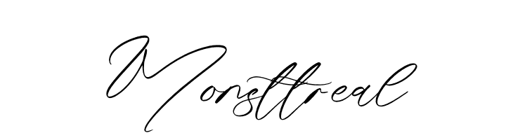 Monsttreal  Frei Schriftart Herunterladen