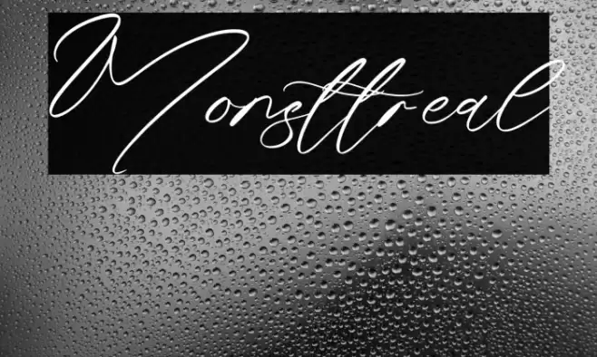 Monsttreal Caratteri examples