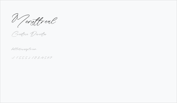 Monsttreal Business Card