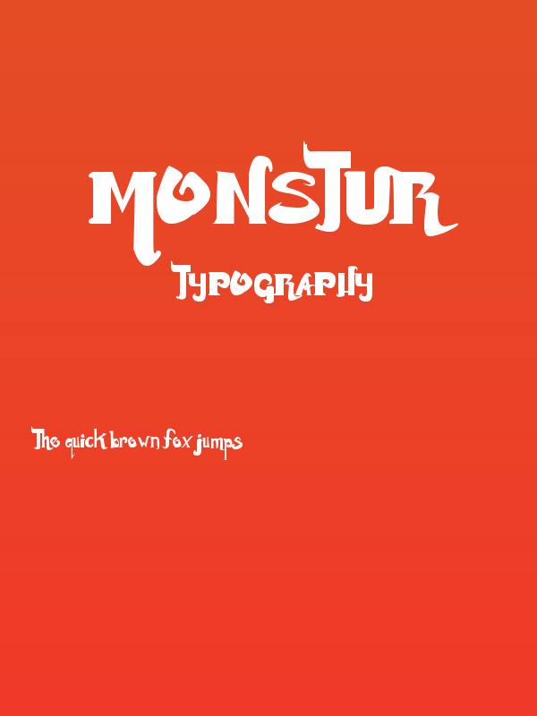 Monstur Poster