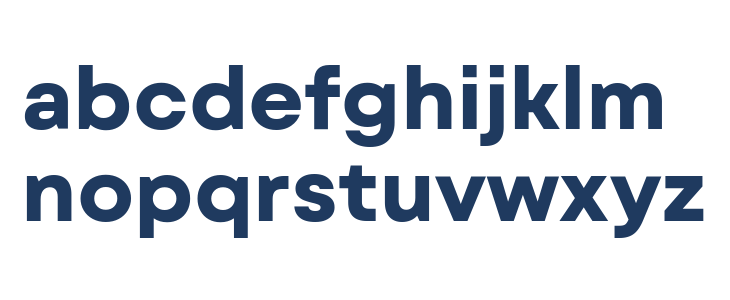 Mont Blanc Demo Bold Lowercase