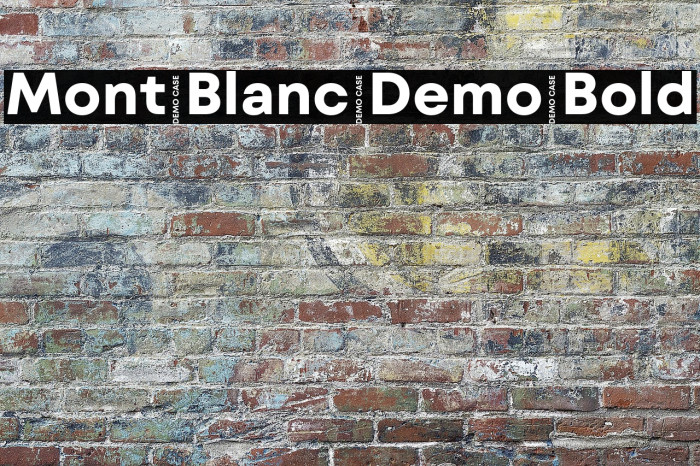 Mont Blanc Demo Bold Example 2