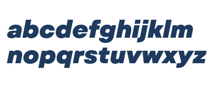 Mont Blanc-Trial Black Italic Lowercase