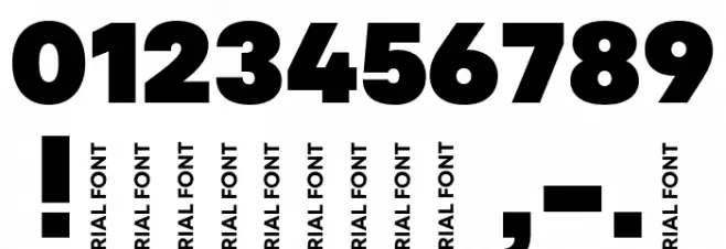 Mont Blanc-Trial Black Font OTHER CHARS