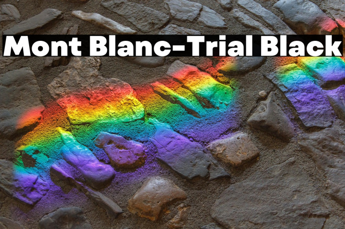 Mont Blanc-Trial Black Example 3