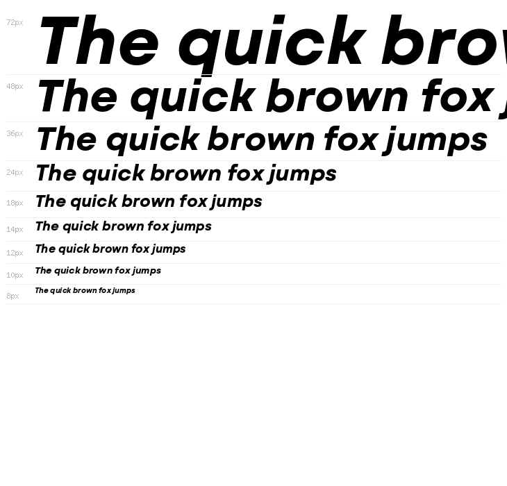 Mont Blanc-Trial Bold Italic Waterfall