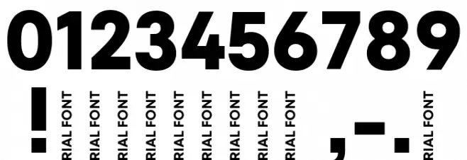 Mont Blanc-Trial Bold Font OTHER CHARS