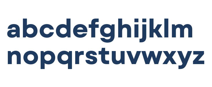 Mont Blanc-Trial Bold Lowercase