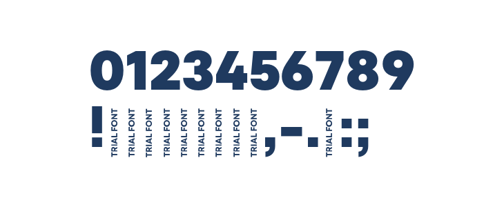 Mont Blanc-Trial ExtraBold Other Characters