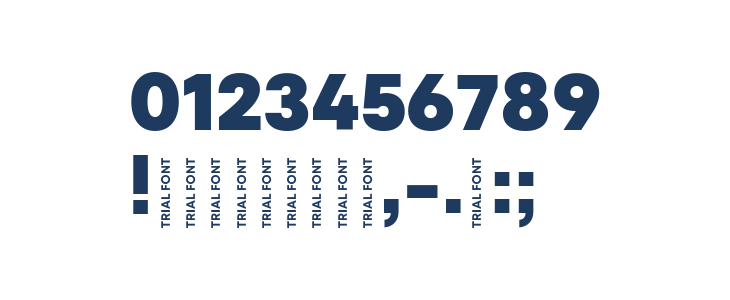 Mont Blanc-Trial ExtraBold Other Characters